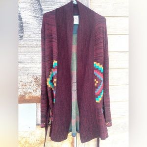 Billabong Aztec Women’s Western Sweater Size XL